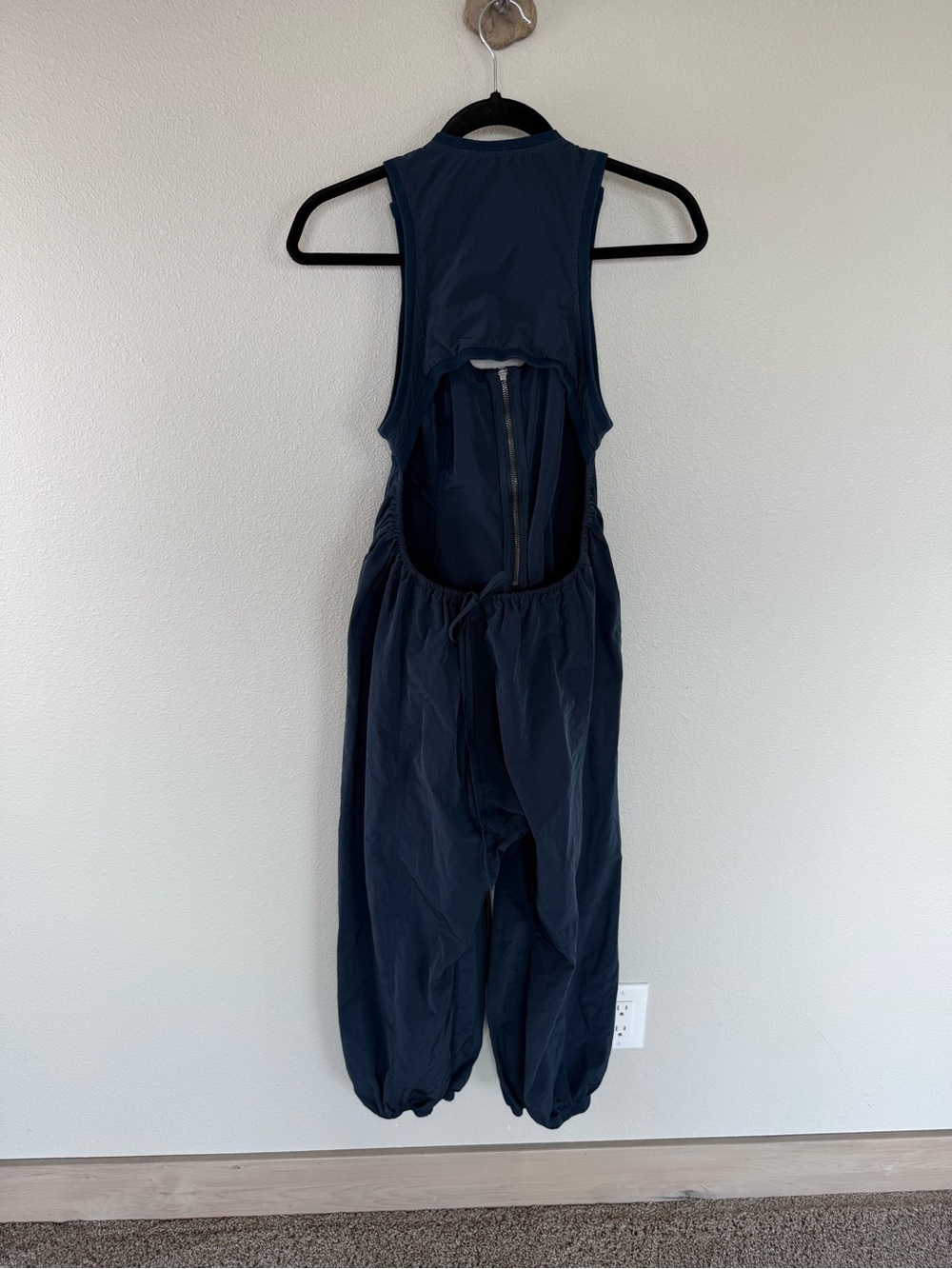 FREE PEOPLE FP Movement Over Under Jumpsuit Midnight Navy Blue Casual Women’s XS - Picture 14 of 16
